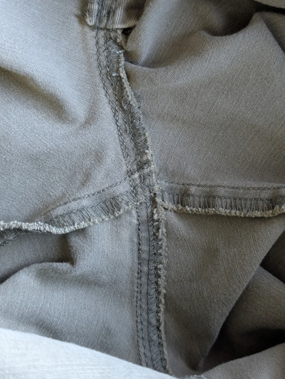 Michael Kors Olive Cargo Pants Straight Leg Multiple Pockets Size 12 Cotton Mix